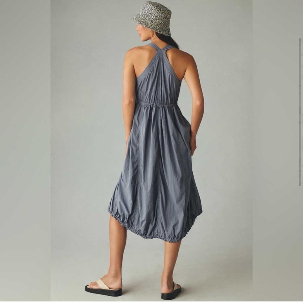 Anthropologie Daily Practice- Free Fall Midi Dress- Slate blue/gray - Picture 5 of 8